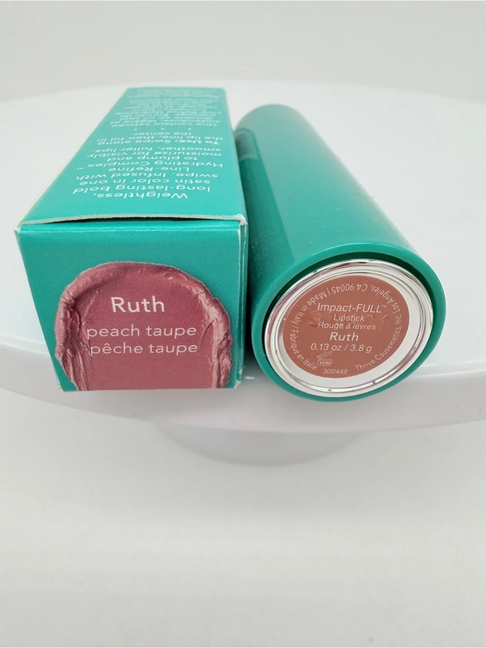 Thrive Impact Full Semi Permanent Smoothing Lipstick Ruth (Peach Taupe) NIB